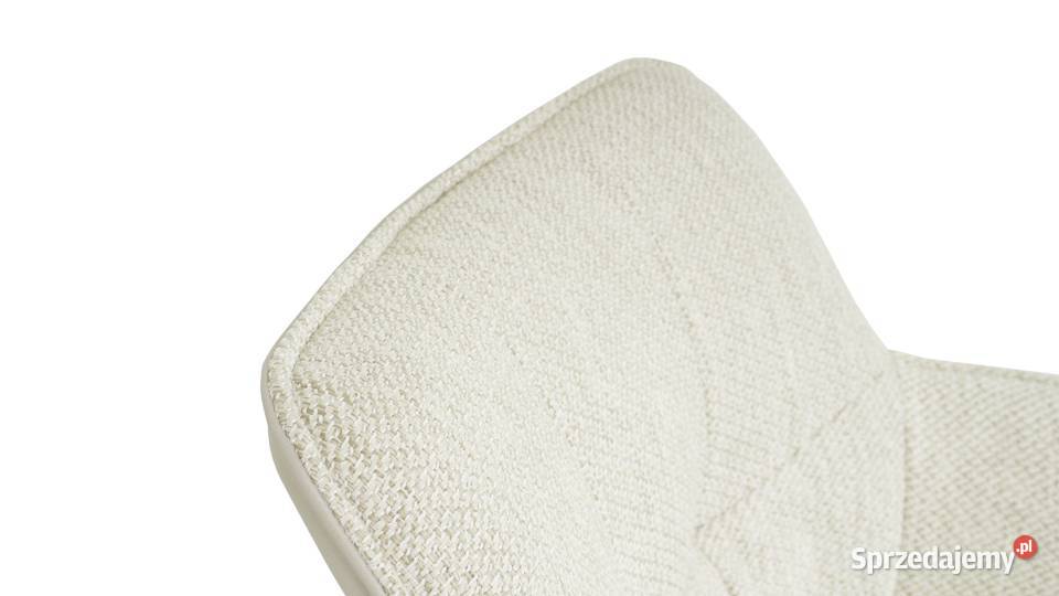 Krzesło Gaya obrotowe skóra połączona z tkaniną