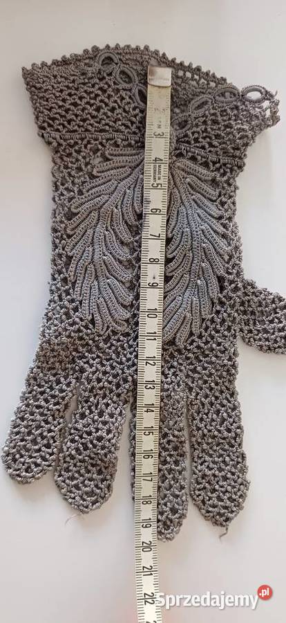 Ażurowe rękawiczki