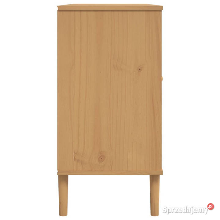 Szafka SENJA imitacja rattanu brązowa 112x40x80 mazowieckie Warszawa