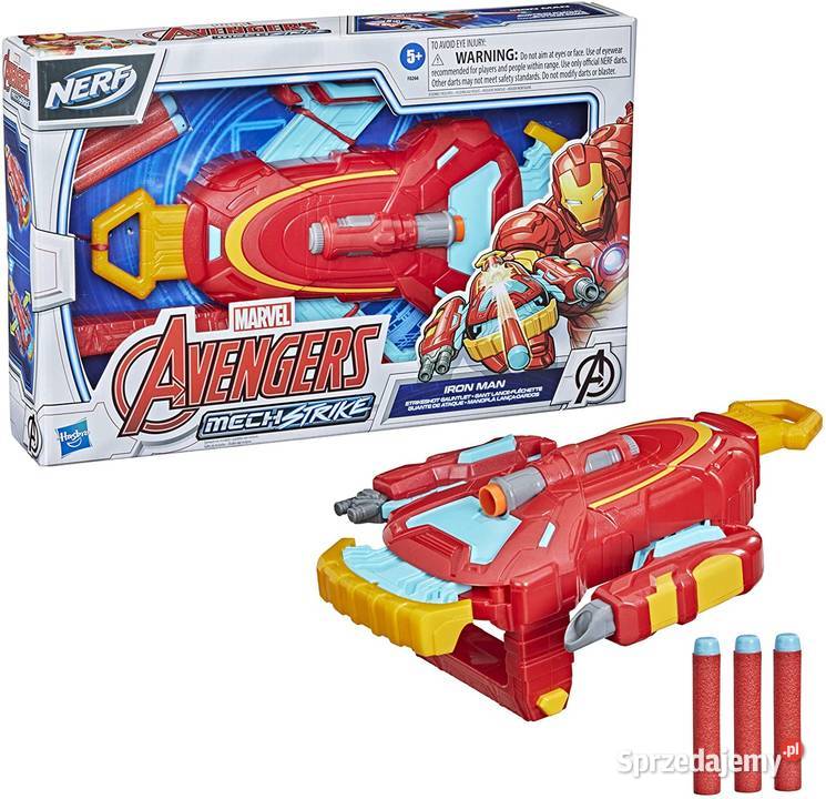 Nerf Avengers Rękawica MECH STRIKE IRON MAN