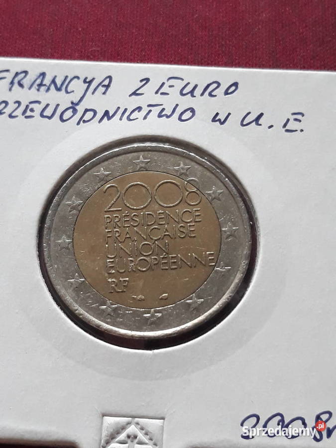2 Euro Francja 2008 r Prezydencja w Unii Konin sprzedam