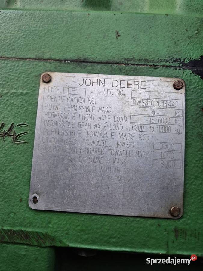 John deere 8310 opolskie Rostkowice sprzedam