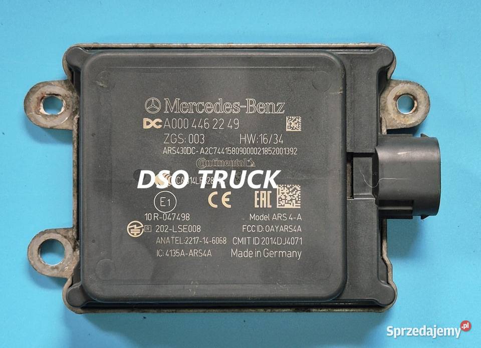 Radar distronic czujnik modul A0004462249 Motoryzacja