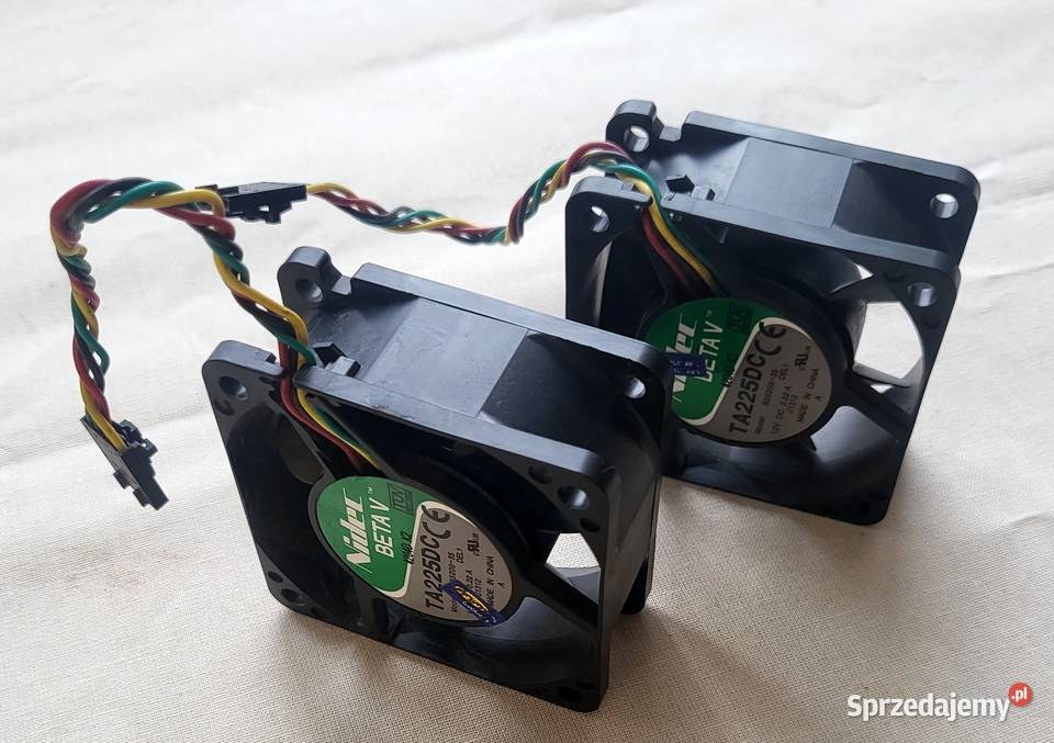 Wentylatory Nidec Beta V TA225DC 12V 60x60mm Włodawa sprzedam