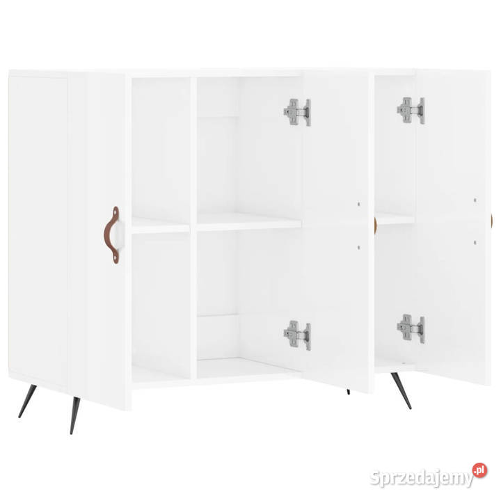 Szafka biała połysk 90x34x80 materiał