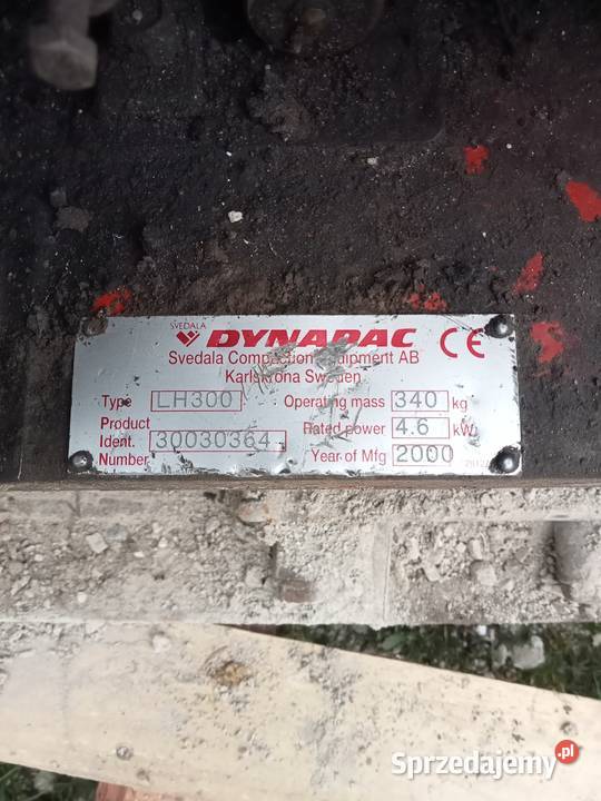 Zageszczarka Dynapac LH 300 340 Rok produkcji 2000 małopolskie Limanowa