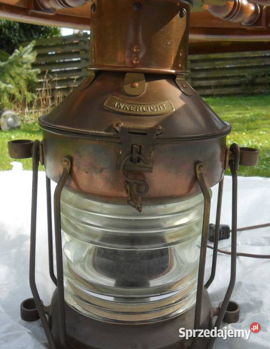 stoliczek z lampy i steru morskiego Meble mazowieckie