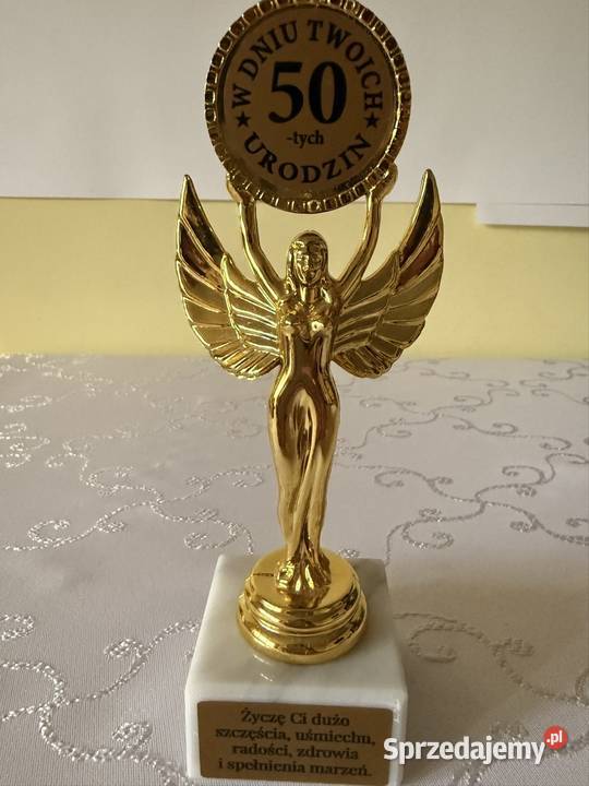 Statuetka Wiktoria 50 Urodziny Prezent Jubileusz śląskie Czerwionka-Leszczyny