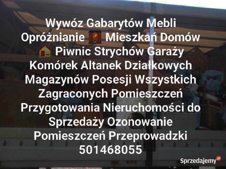 Opróżnianie Mieszkań Domów Piwnic Strychów