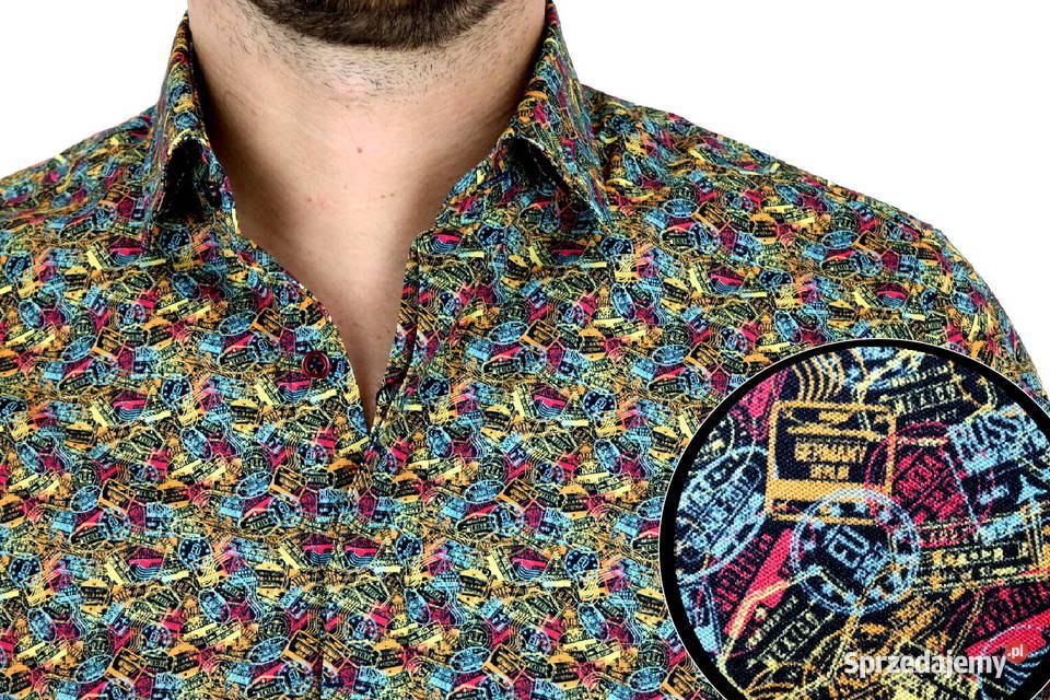 GIOVANNI PERA Koszula męska pieczątki VISA różne Ostrów Wielkopolski sprzedam