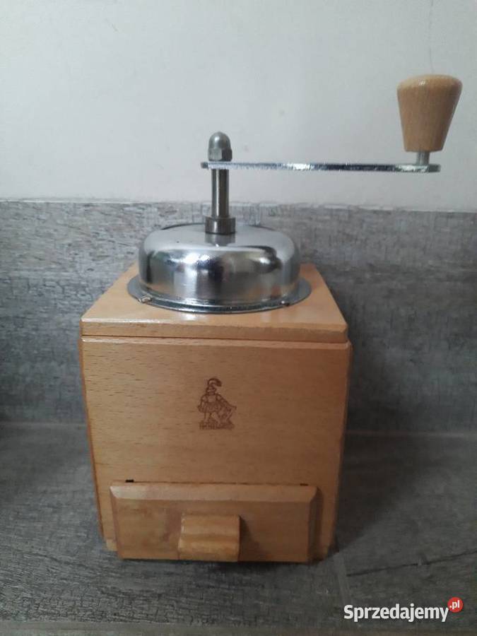 Drewniany młynek Bielsko z lat 70 XX w Antyki, Sztuka, Kolekcje