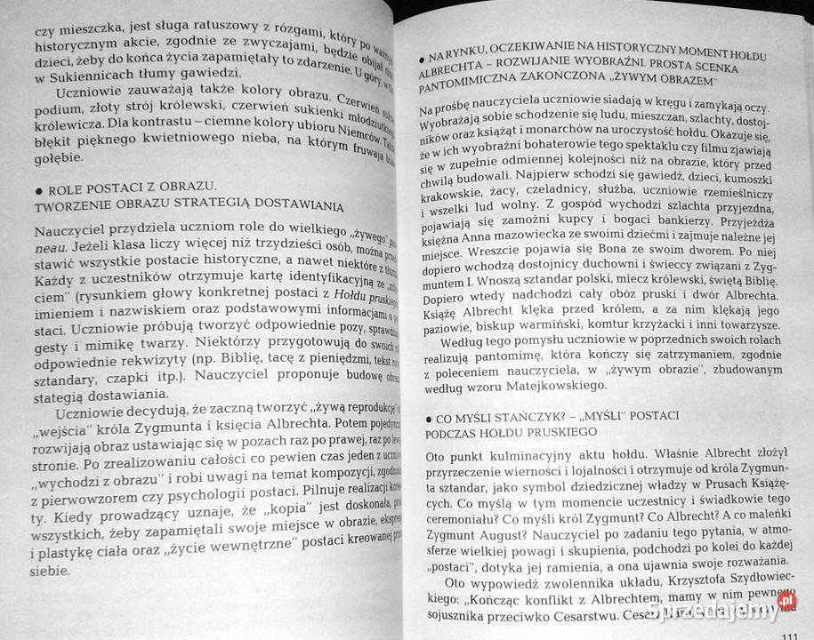 Drama na lekcji historii Anna Dziedzic Wiesława Chełm