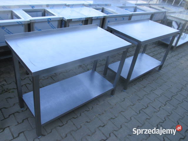 STÓŁ GASTRONOMICZNY Z PÓŁKĄ PRZYŚCIENNY 1206085 Ostrów Wielkopolski