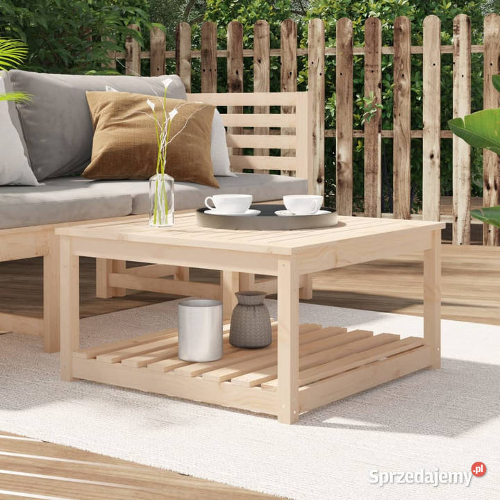 Stolik ogrodowy 825x825x45 lite drewno sosnowe Warszawa