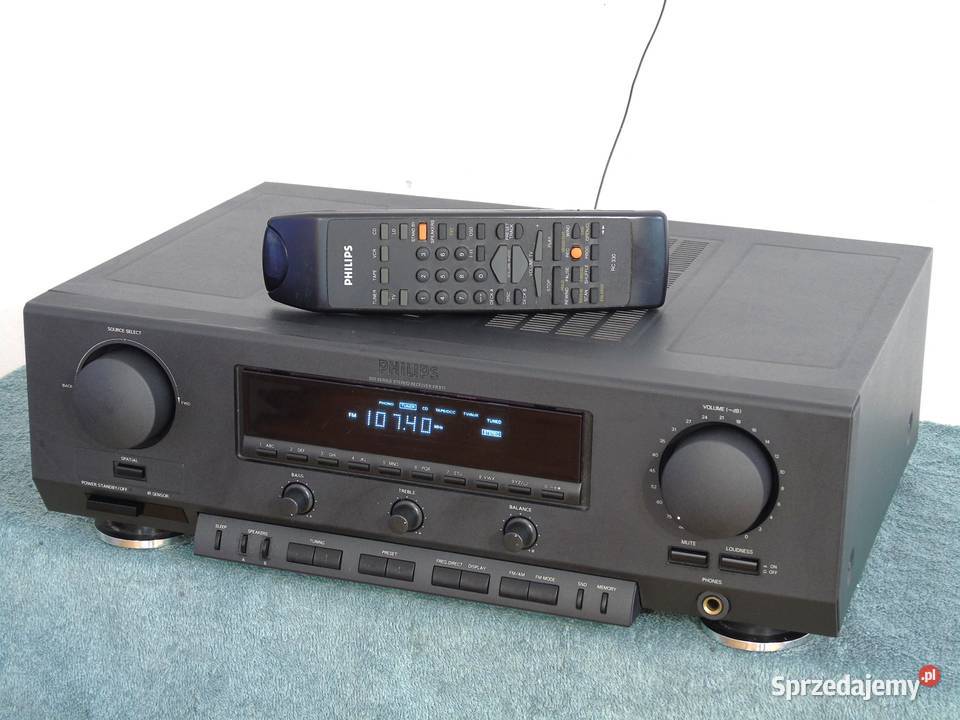 Amplituner Philips FR911 pilot mocny i sprawny Amplitunery Jasło