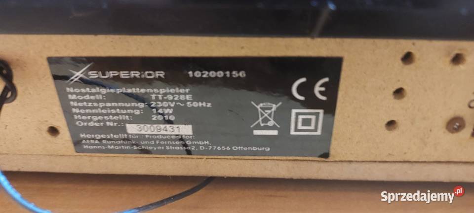 Gramofon z Radiem Żary