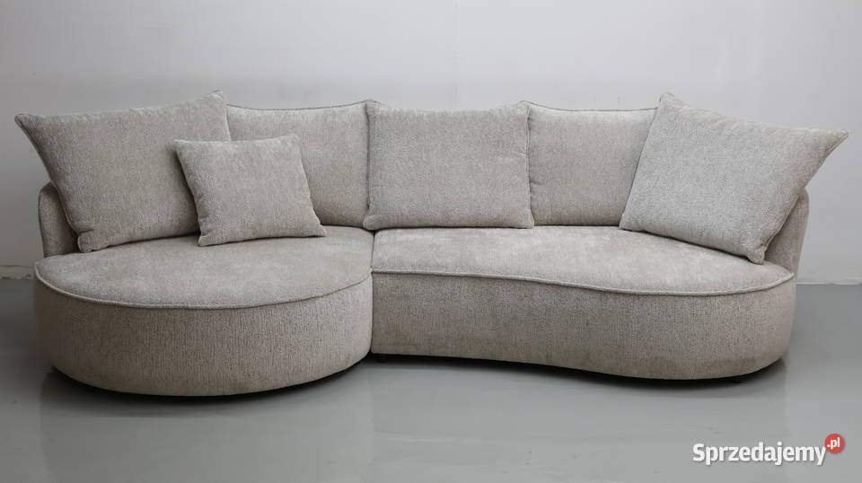 TDf NOWOCZESNY NAROŻNIK SOFA KANAPA beżowa Narożniki Poznań sprzedam