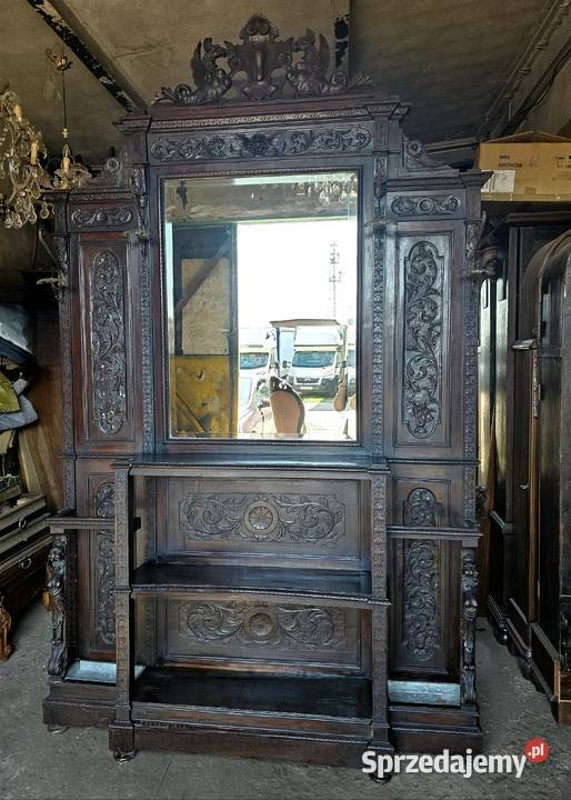 Piękna garderoba wieszak włoski neorenesans dolnośląskie Wałbrzych