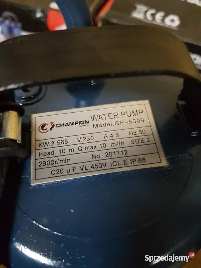 POMPA DO SZAMBA Z NOŻEM ROZDRABNIACZEM 3750W MOC