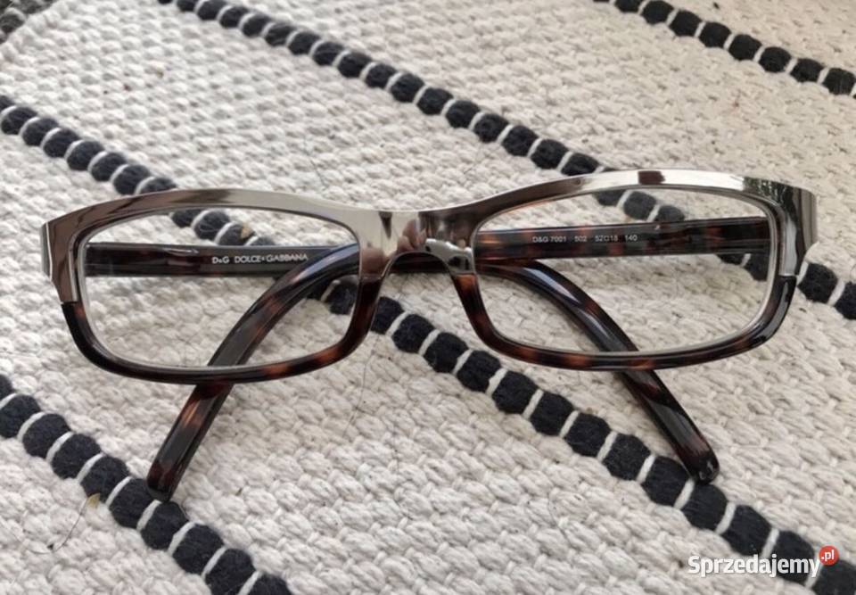 Oprawki optyczne DolceGabbana szylkret i metal Warszawa