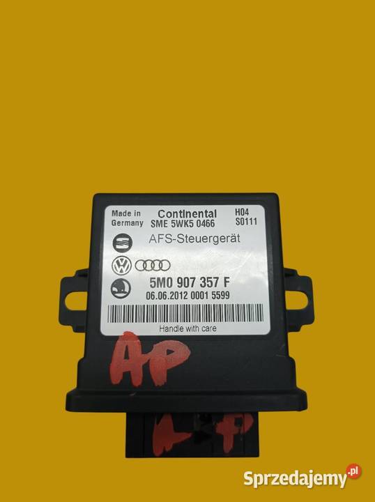 MODUŁ ŚWIATEŁ 5M0907357F VW Volkswagen Jetta VI Rok produkcji 2012 Komputery