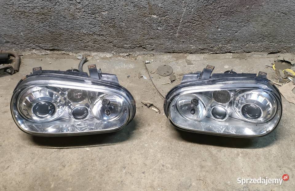 Lampy przednie soczewka VW Golf 4 osobowe Jabłonka
