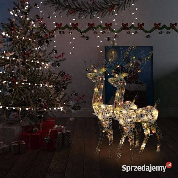 vidaXL Akrylowe renifery ozdobne 2 120 sprzedam