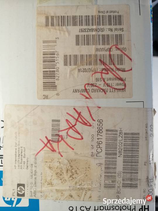 drukarka kolor HP Photosmart A516 druk