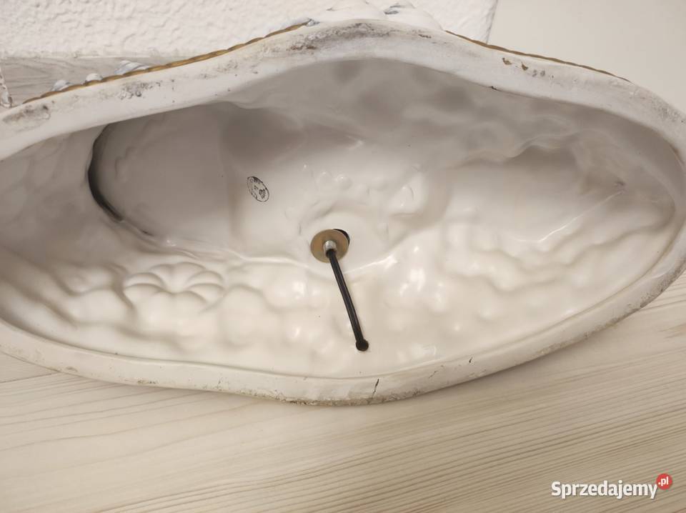 Porcelanowa lampa Capodiamonte Łagiewniki