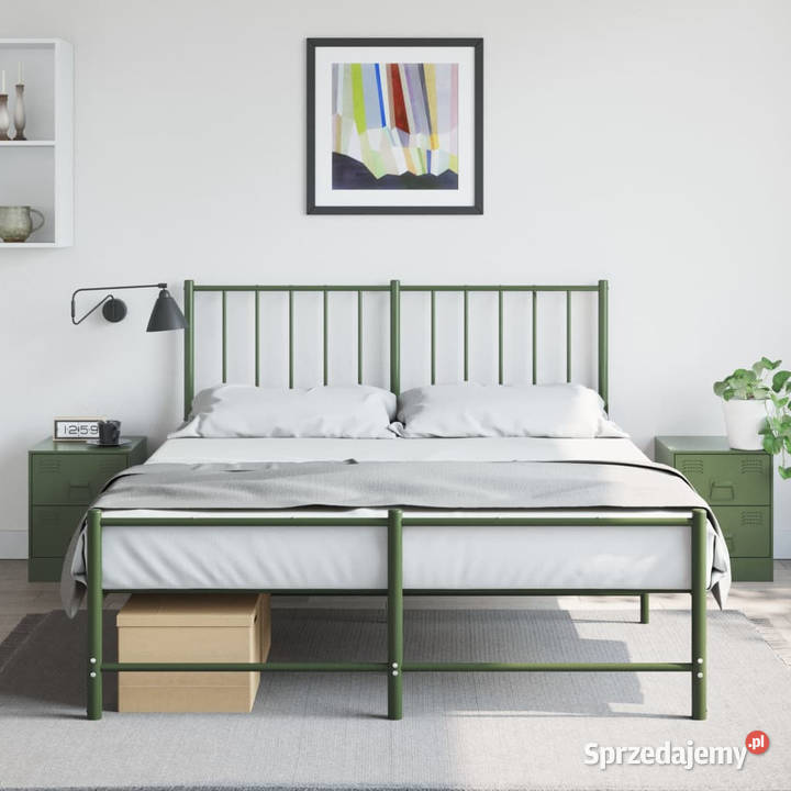 Szafki nocne 2 zielone 345x39x44 stal WM841628 Warszawa