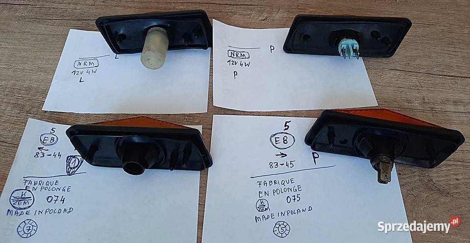 Lampa lampy kierunkowskazu boczne FIAT 125 p FSO Ostrów Wielkopolski