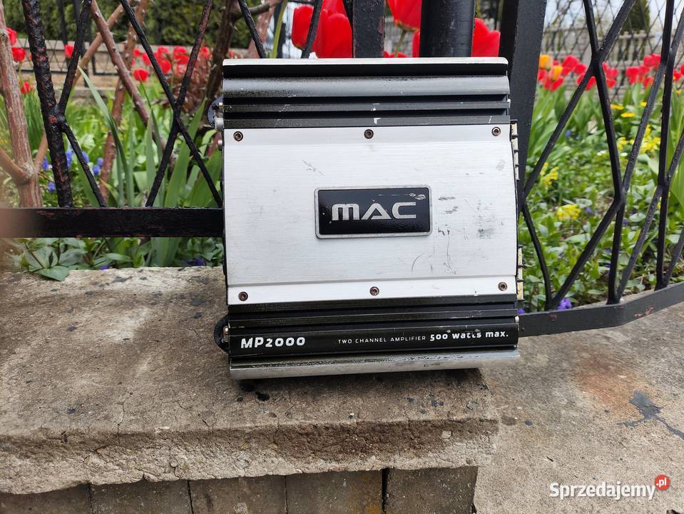 Wzmacniacz samochodowy 2 kanałowy Mac Audio Elektronika śląskie Niegowonice sprzedam