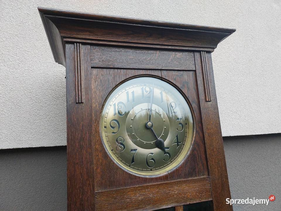 132 Stary zegar podłogowy chłop stojący sprawny Tczew