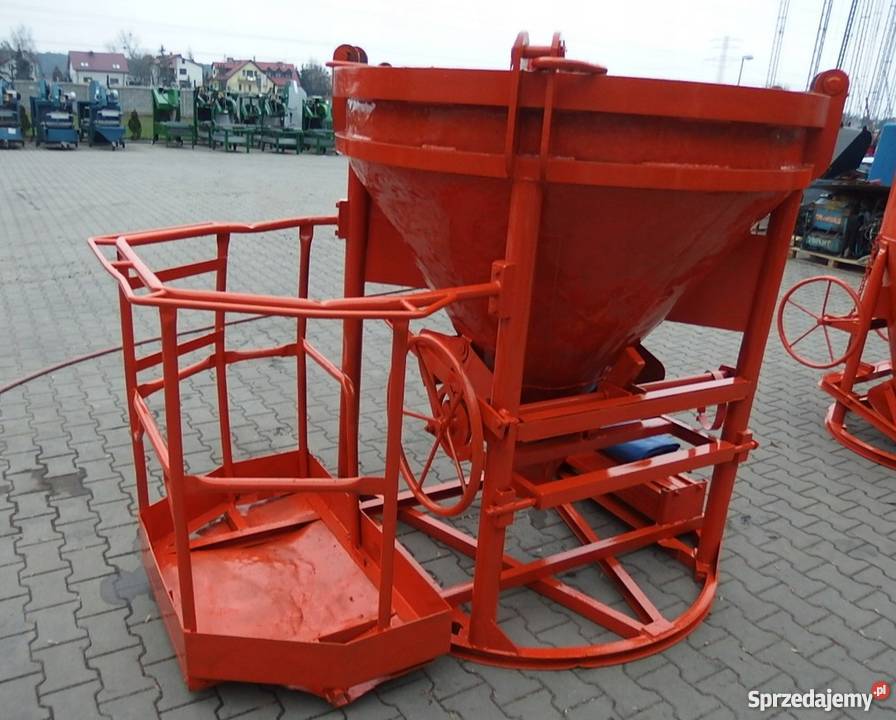 Kubeł pojemnik zbiornik do betonu 750 L podest Warszawa sprzedam