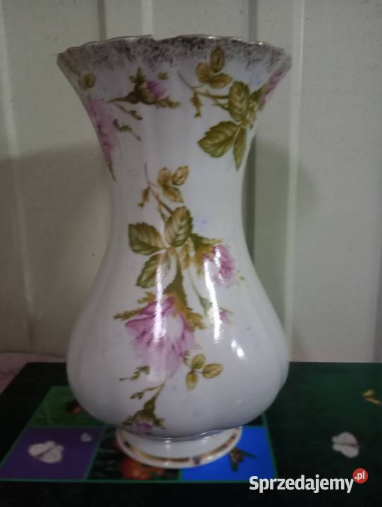 Wazonik Dzbanek Świecznik Serwetnik w różyczki z Wazony Zielona Góra sprzedam