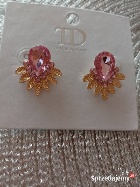 Bogato zdobionewieczorowe kolczyki biznesowe z małopolskie Kraków