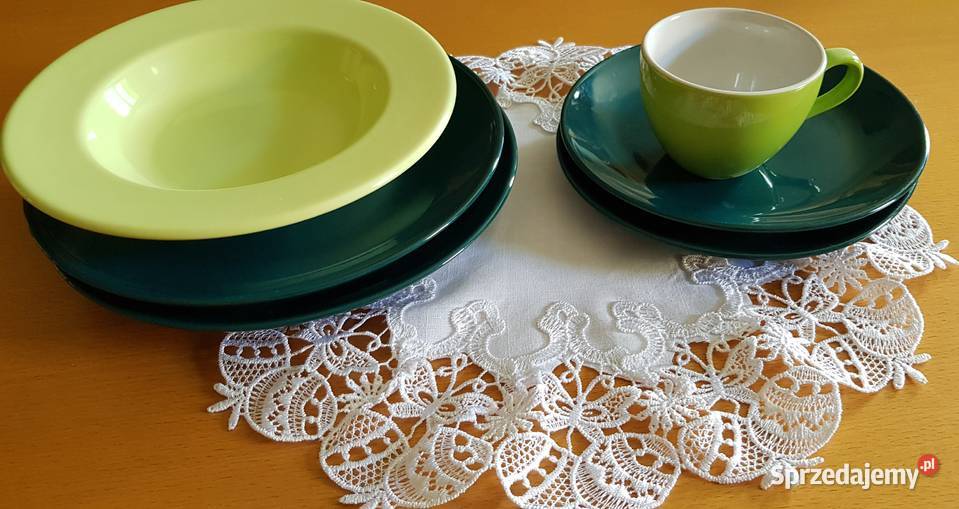 6 sztuk Talerz filiżanka komplet zastawa Kielce