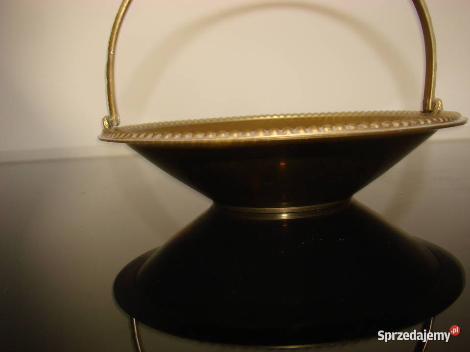 mosiężny koszyk miseczka Pruszcz Gdański