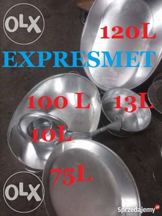 Wanna owalna 100 Lwanna ocynkowana balia Wieliczka