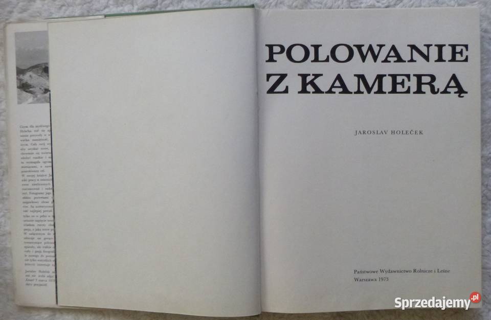 Album fotograficzny Polowanie z kamerą Jaroslav album, atlas Kultura i Rozrywka mazowieckie Warszawa