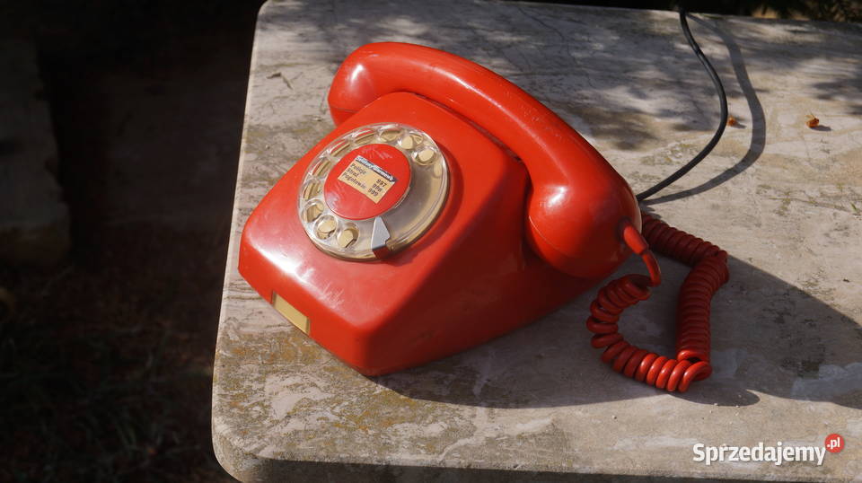 Telefon RWT CB 740 czerwony wielkopolskie