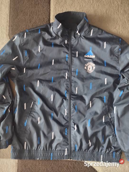 HIT Bluza ortalion Manchester United Adidas Odzież sportowa lubelskie Łuków