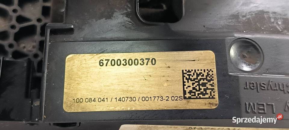 DŹWIGNIA ZMIANY BIEGÓW MASERATI GHIBLI Lipno