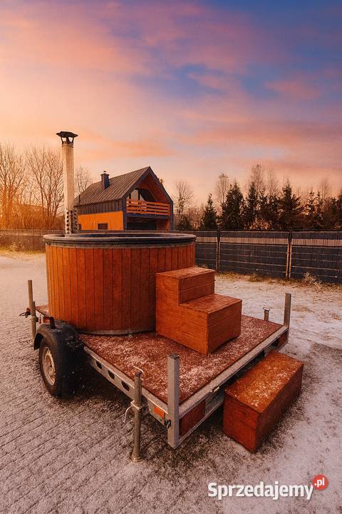 Mobilna balia jacuzzi na wynajem transport na Lębork