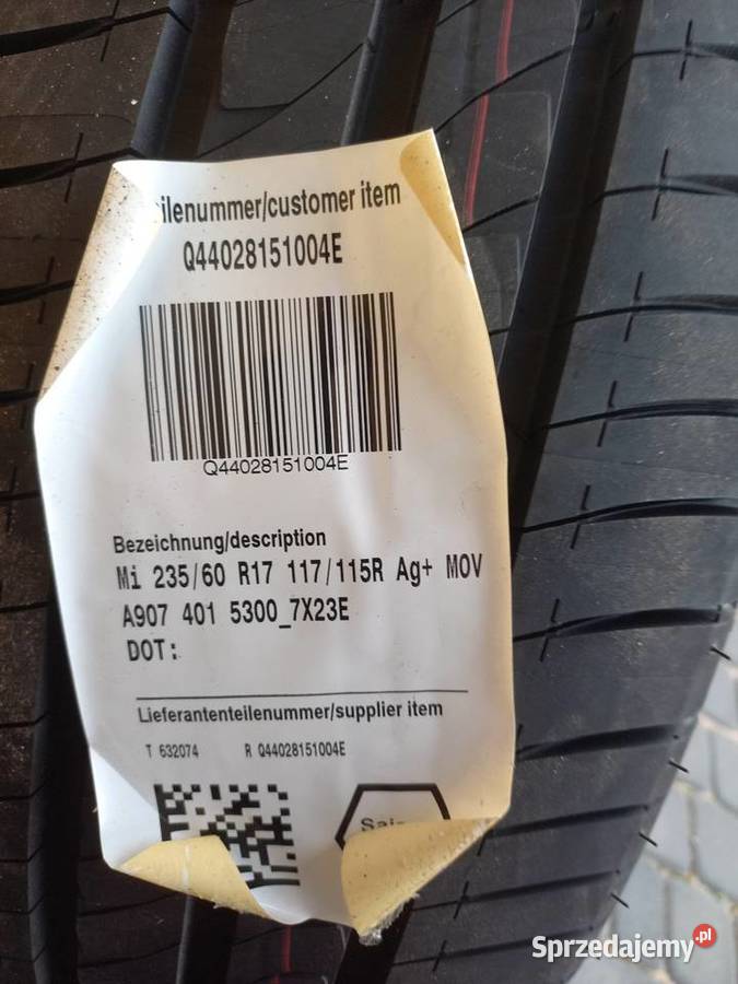 Koła Alu 17cal Sprinter W907 Łomża sprzedam