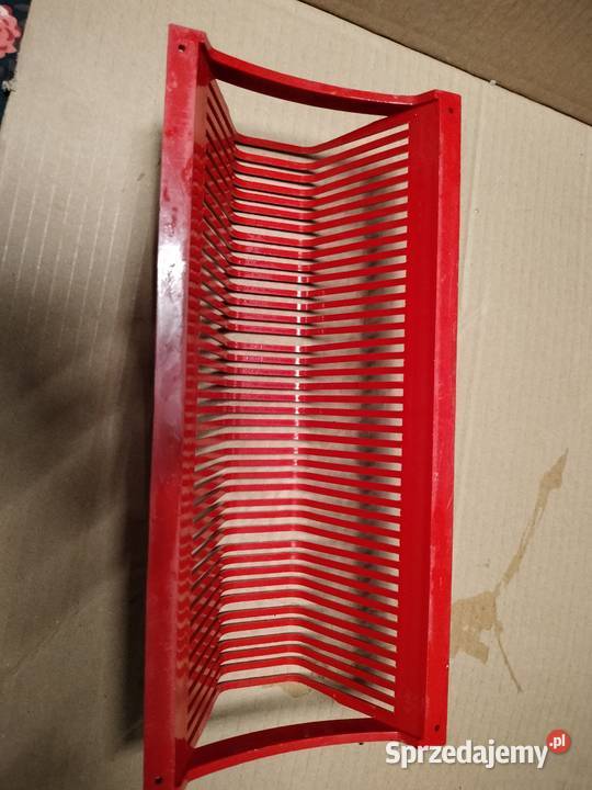 Stary plastykowy stojaczek na płyty zachodniopomorskie Choszczno