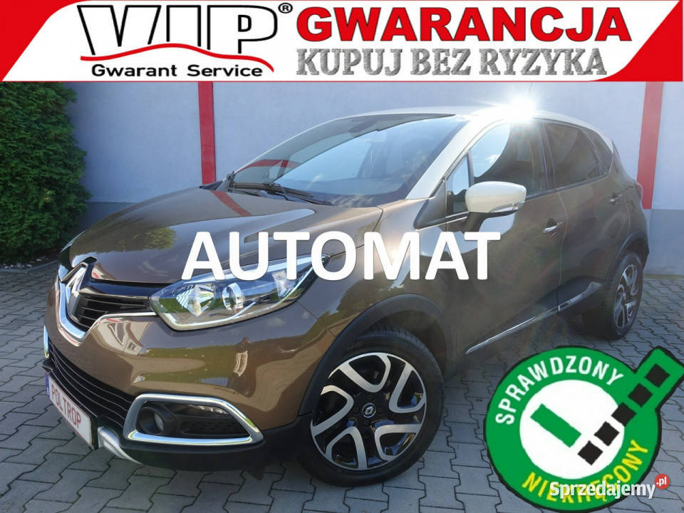 Renault Captur 12i Automat Ledy Skóra Navi czujnik deszczu