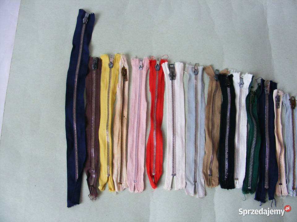 Zamki suwaki błyskawiczne krótkie używane Oborniki Śląskie