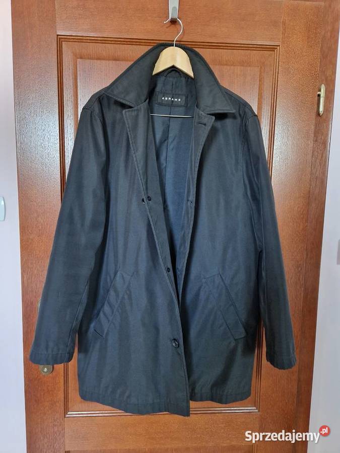 Płaszcz czarny męski ocieplany rozmiar L54 Moda i Styl sprzedam