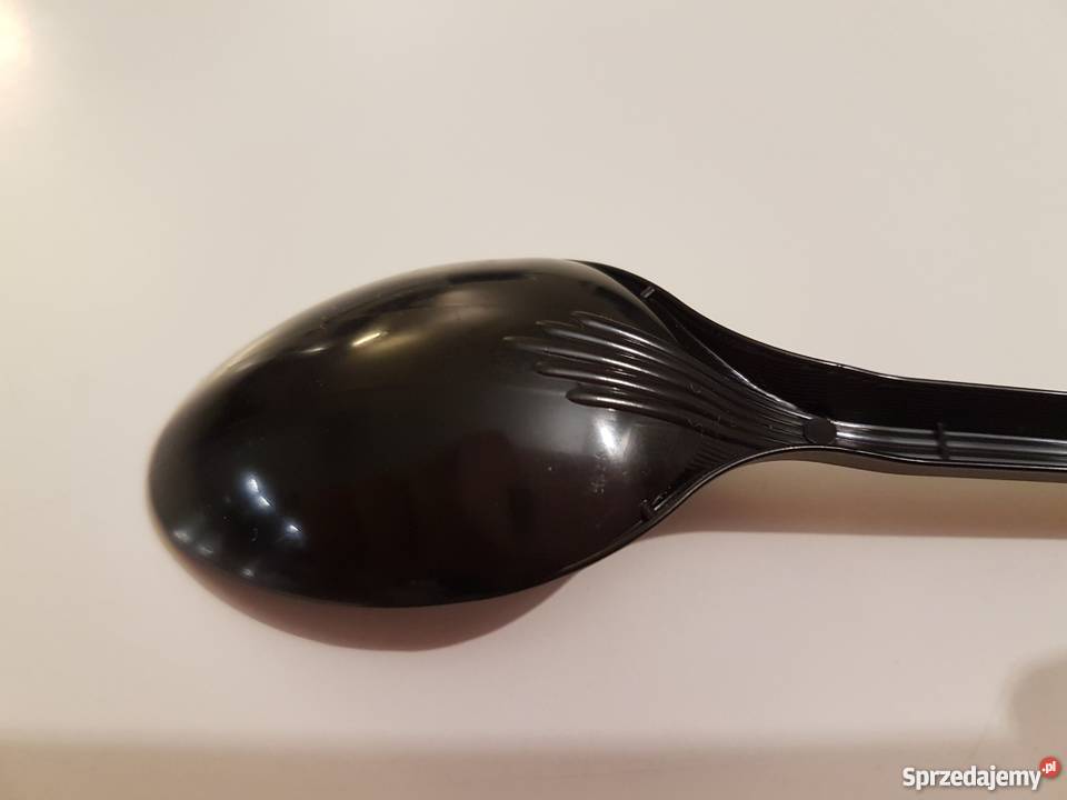 ŁYŻKA SMART PACK CZARNA SZTAPLOWANA 100 SZTUK Gastronomia Lublin